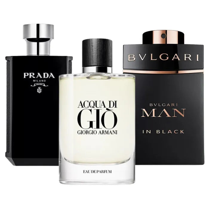 ACQUISTA 1 PRENDI 3 - Prada L’Homme | Giorgio Armani Acqua di Giò | Bvlgari Man In Black 100ml ®